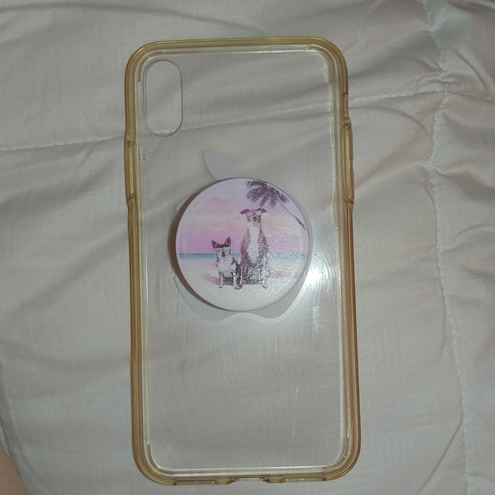 Iphone xs clear case tpu rubber soft edges
